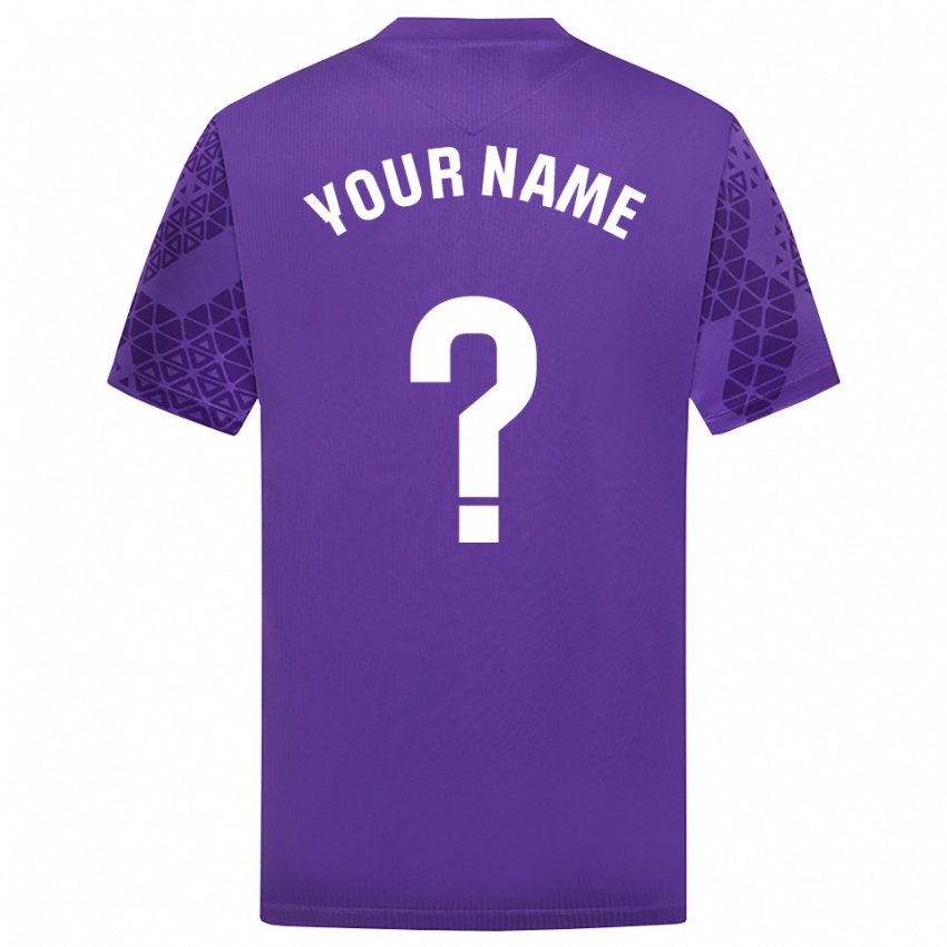 גברים אלמריה סגול לבן חולצת שוער 2025/26 חולצה קצרה