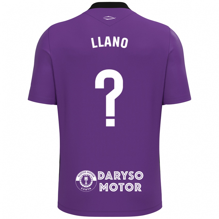 גברים Guillermo Llano #0 סגול לבן חולצת שוער 2025/26 חולצה קצרה