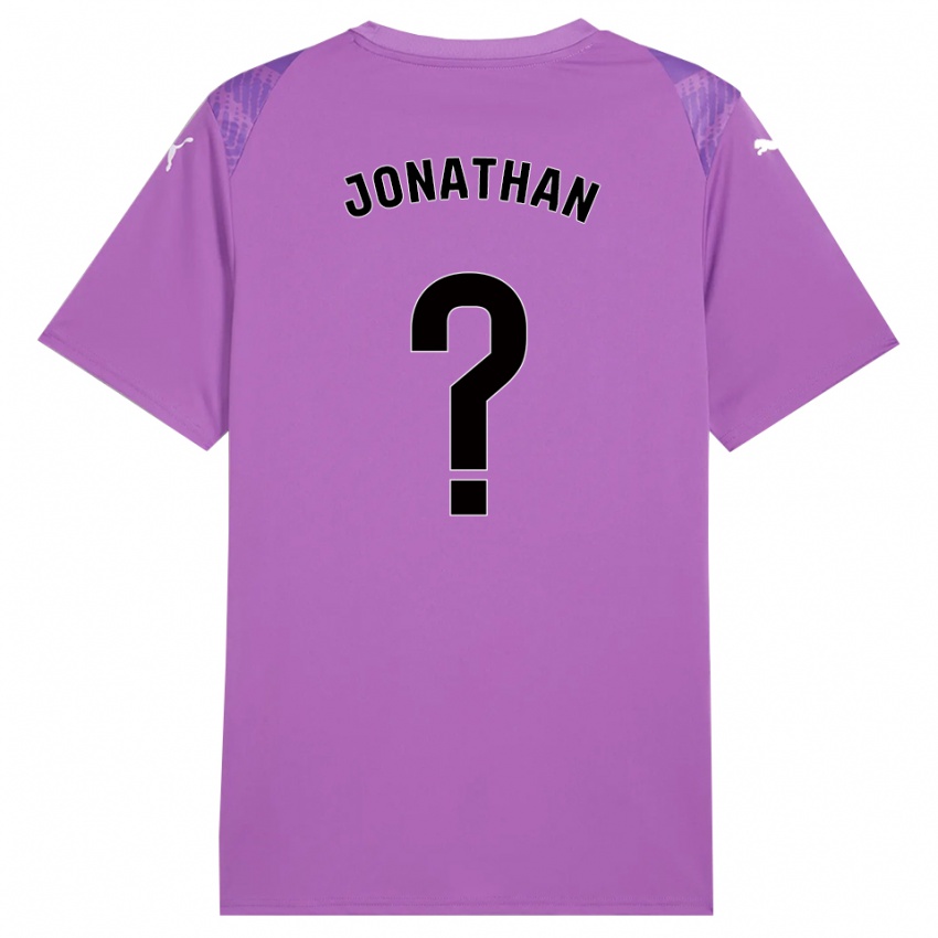 גברים Jonathan Sánchez #0 שחור לבנדר חולצת שוער 2025/26 חולצה קצרה