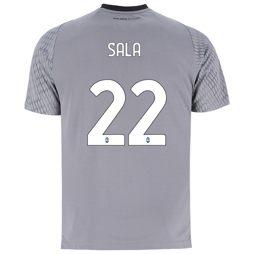 גברים לורנצו סאלה #22 אפור כחול אדום חולצת שוער 2025/26 חולצה קצרה
