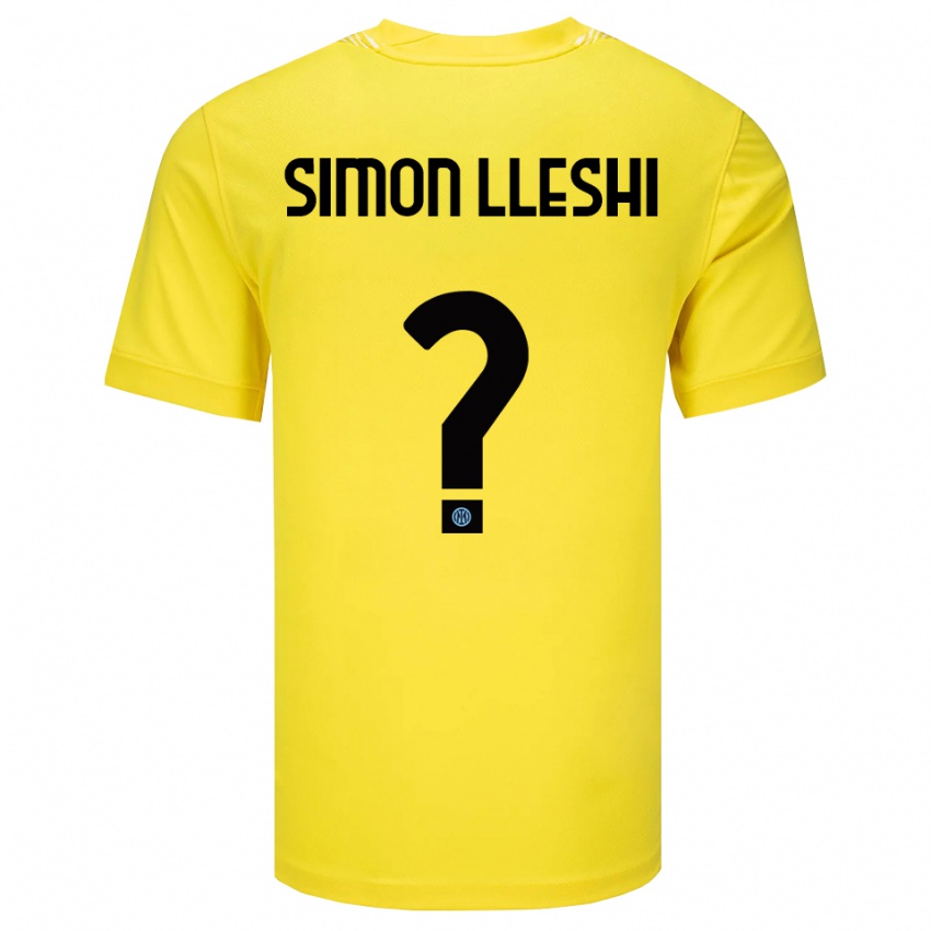 גברים סימון ללשי #0 צהוב בהיר שחור חולצת שוער 2025/26 חולצה קצרה