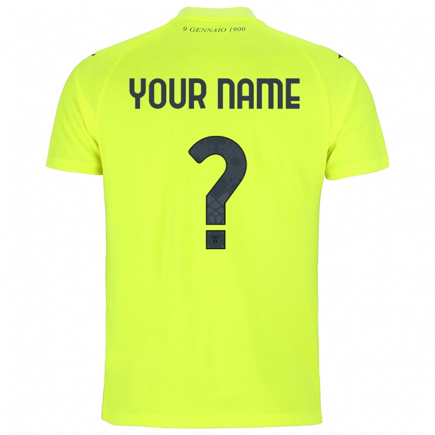 גברים לאציו ירוק פלורסנט חולצת שוער 2025/26 חולצה קצרה