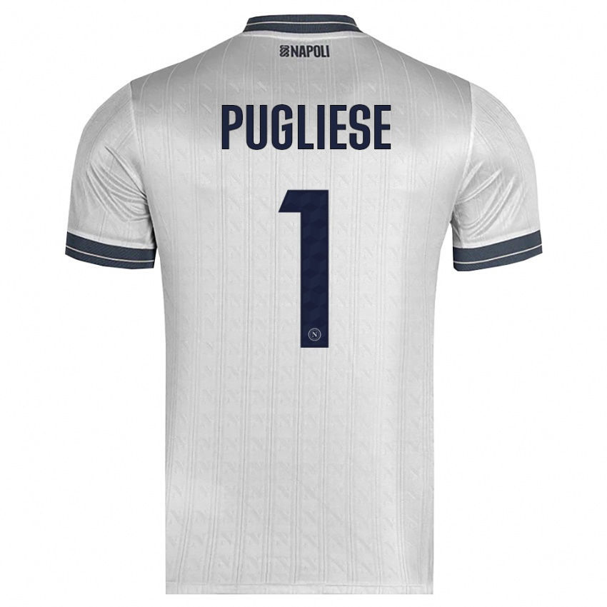 גברים Claudio Pugliese #1 אפור בהיר חולצת שוער 2025/26 חולצה קצרה