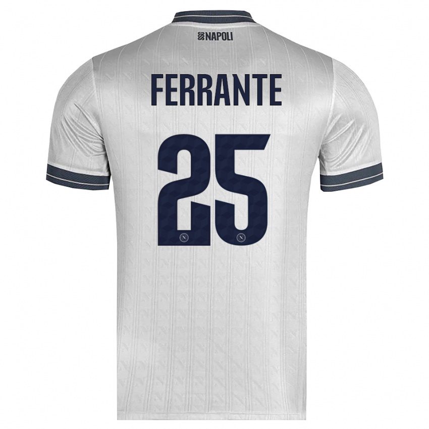 גברים Mathias Ferrante #25 אפור בהיר חולצת שוער 2025/26 חולצה קצרה