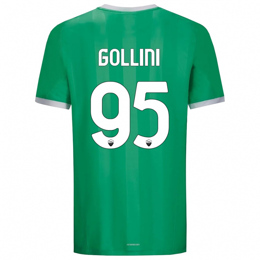 גברים פיירלואיג'י גוליני #95 ירוק לבן חולצת שוער 2025/26 חולצה קצרה