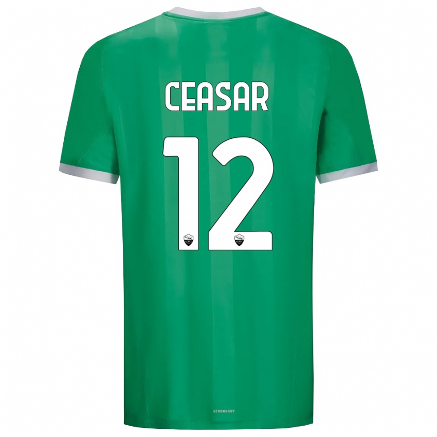 גברים קמליה סיזר #12 ירוק לבן חולצת שוער 2025/26 חולצה קצרה