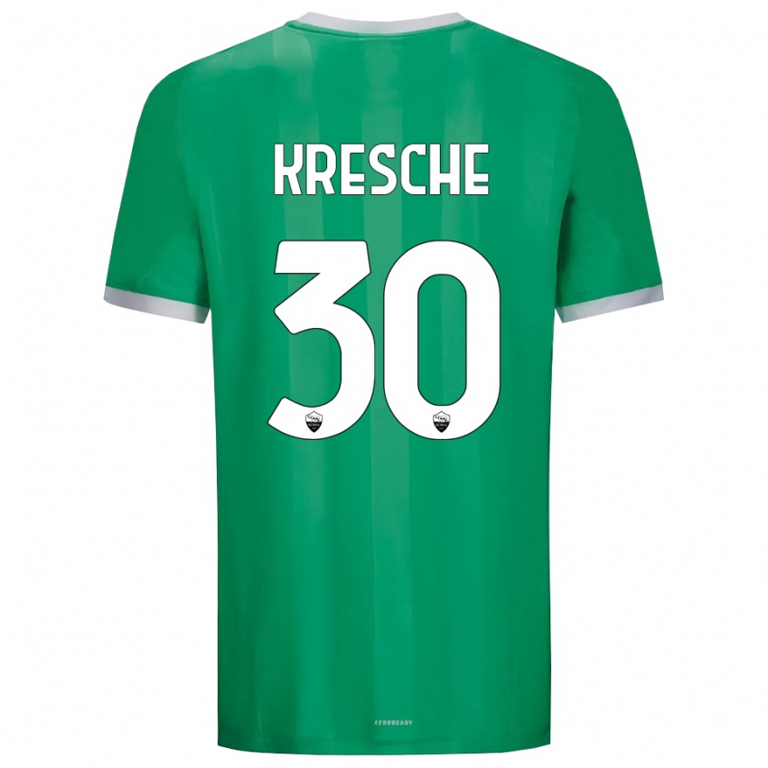 גברים Isabella Kresche #30 ירוק לבן חולצת שוער 2025/26 חולצה קצרה