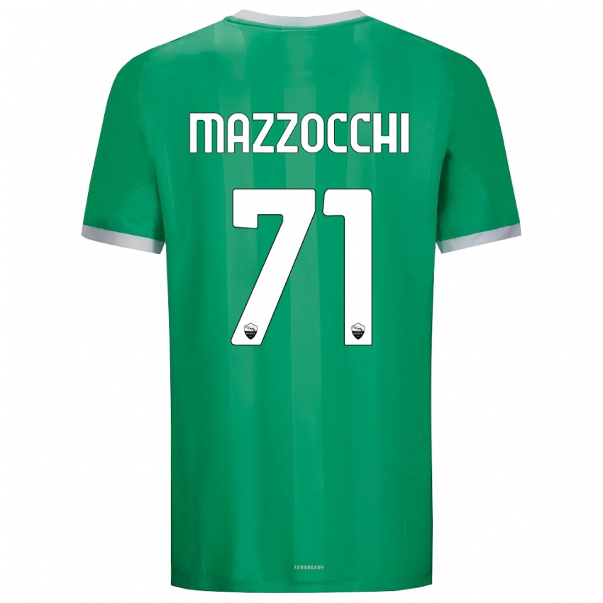 גברים ג'וליה מאצוקי #71 ירוק לבן חולצת שוער 2025/26 חולצה קצרה