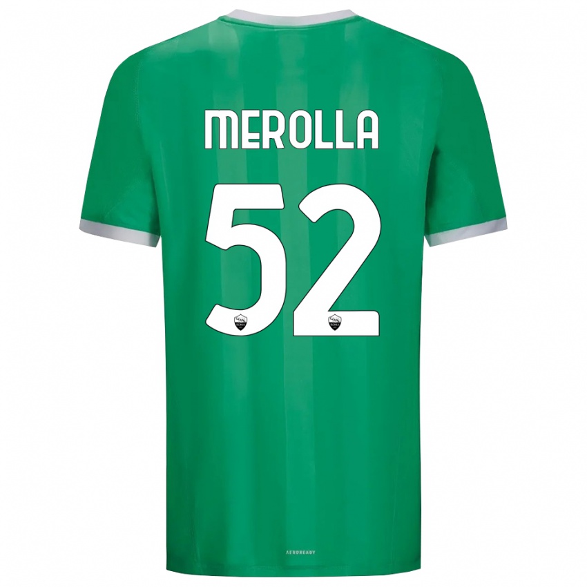 גברים ליליאנה מרולה #52 ירוק לבן חולצת שוער 2025/26 חולצה קצרה