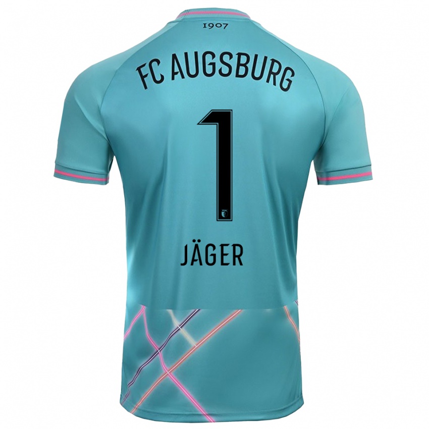 גברים Tobias Jäger #1 ירוק ים בהיר חולצת שוער 2025/26 חולצה קצרה