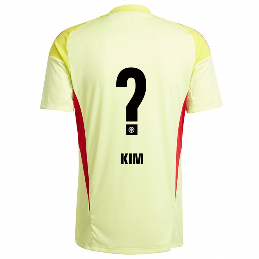 גברים Junhyung Kim #0 צהוב בהיר שחור חולצת שוער 2025/26 חולצה קצרה