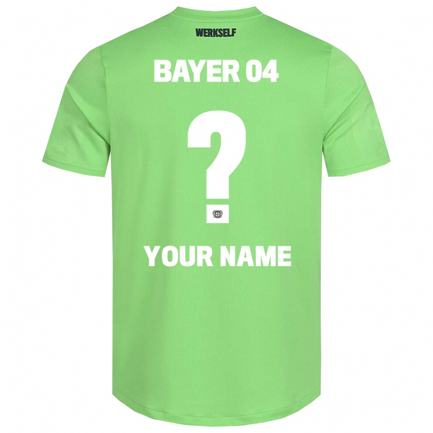 גברים באייר לברקוזן לבן ירוק בהיר חולצת שוער 2025/26 חולצה קצרה