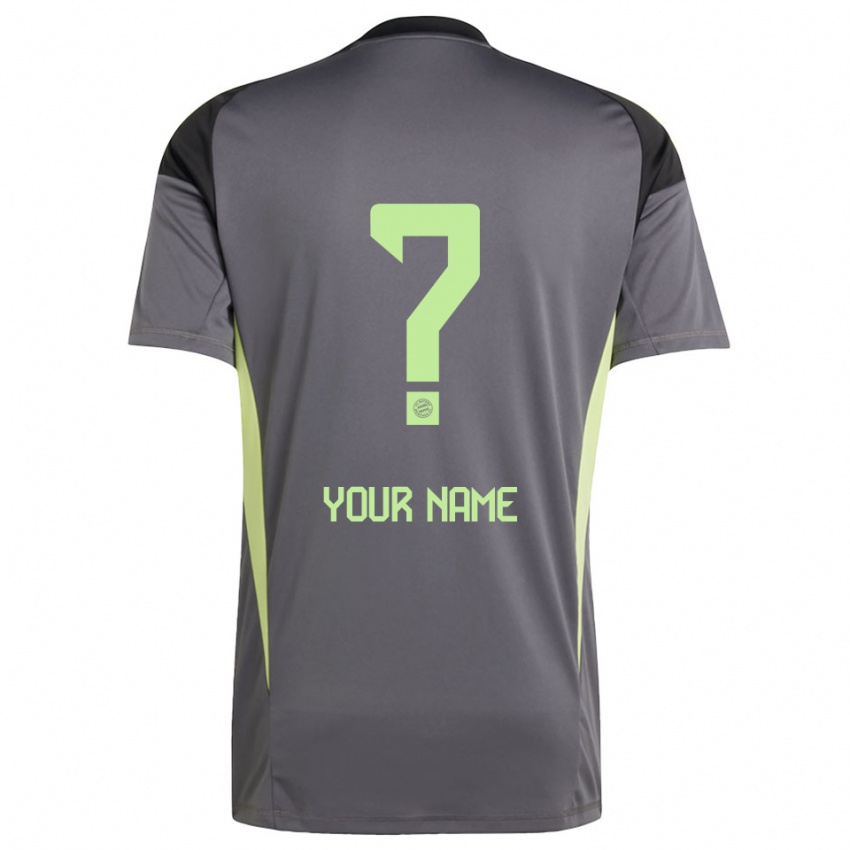 גברים באיירן מינכן צהוב ירוק שחור חולצת שוער 2025/26 חולצה קצרה