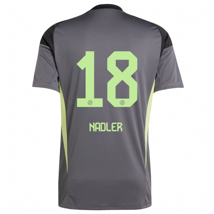 גברים Luis Nadler #18 צהוב ירוק שחור חולצת שוער 2025/26 חולצה קצרה