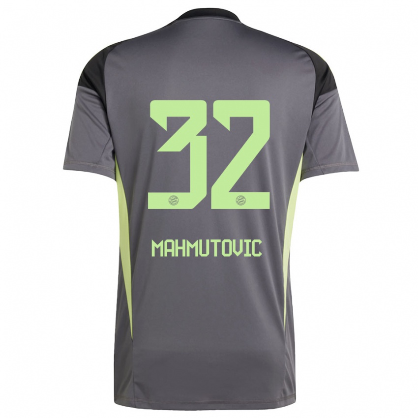 גברים אנה ממוטוביץ׳ #32 צהוב ירוק שחור חולצת שוער 2025/26 חולצה קצרה