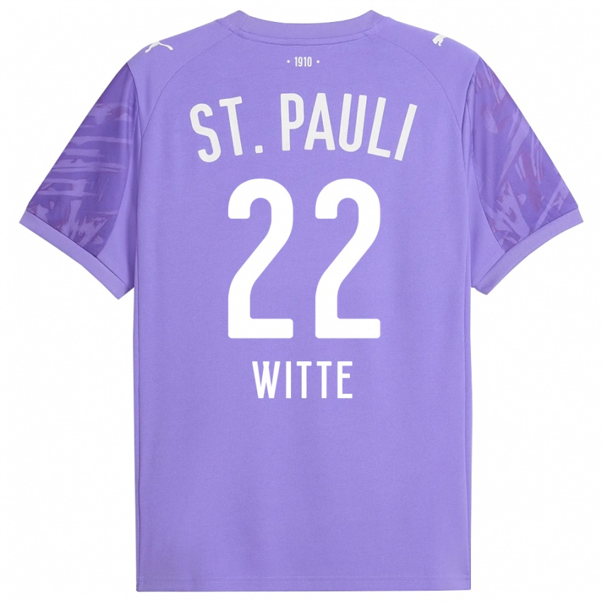 גברים מלווין כריסטיאן ויטה #22 שחור סגול בינוני חולצת שוער 2025/26 חולצה קצרה