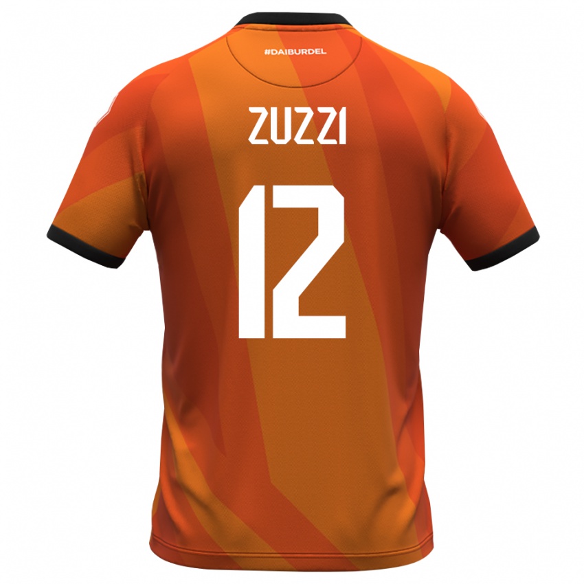 גברים Riccardo Zuzzi #12 לבן אלמוג שחור חולצת שוער 2025/26 חולצה קצרה