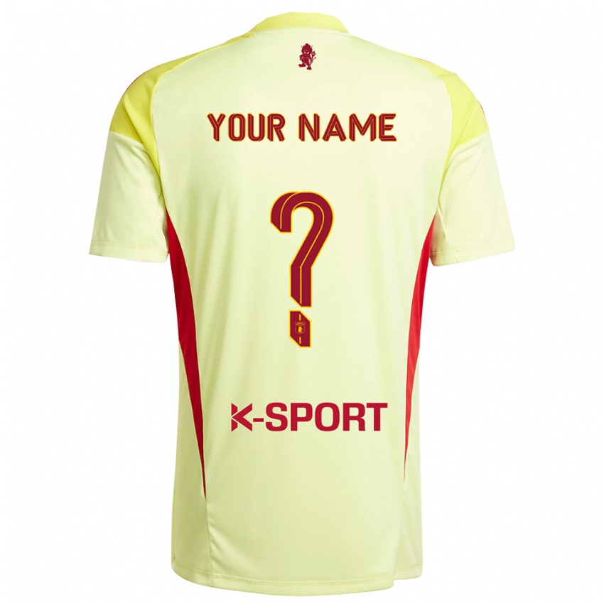 גברים וירטוס אנטלה אדום צהוב בהיר חולצת שוער 2025/26 חולצה קצרה