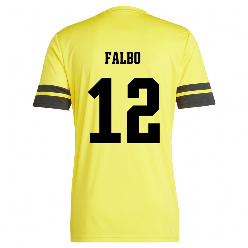 גברים Francesco Falbo #12 לבן כתום חולצת שוער 2025/26 חולצה קצרה