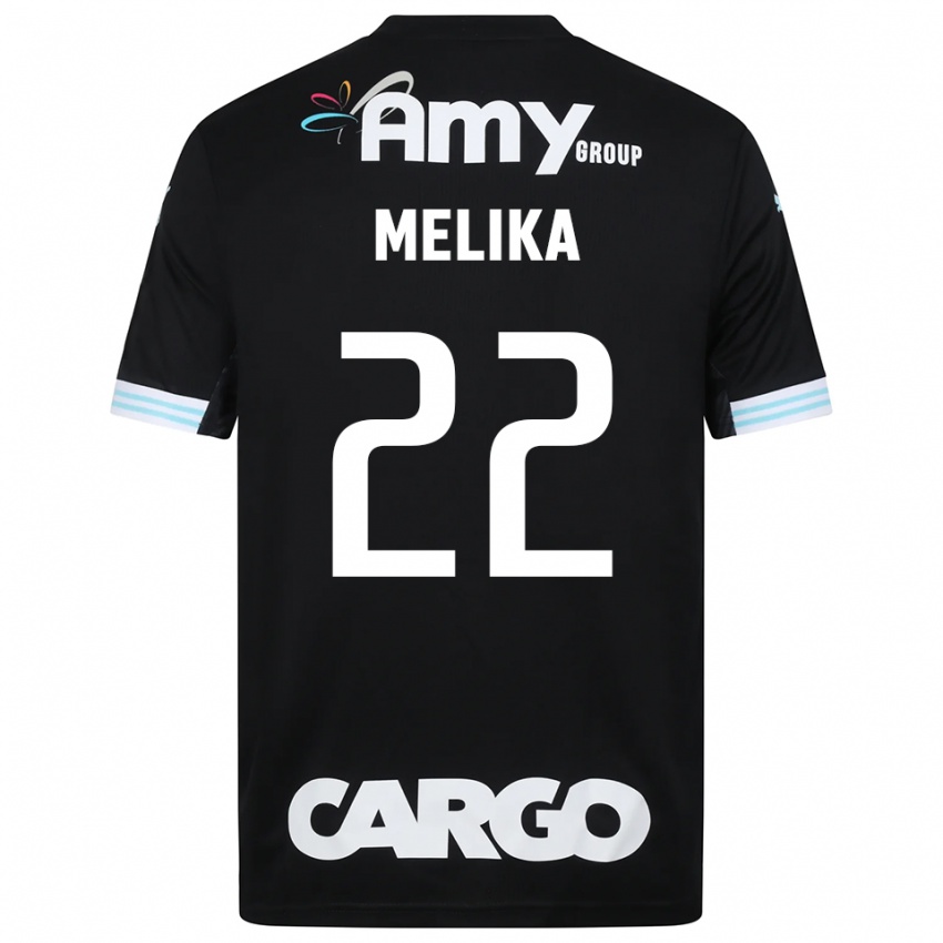 גברים אופק מליקה #22 לבן שחור חולצת שוער 2025/26 חולצה קצרה