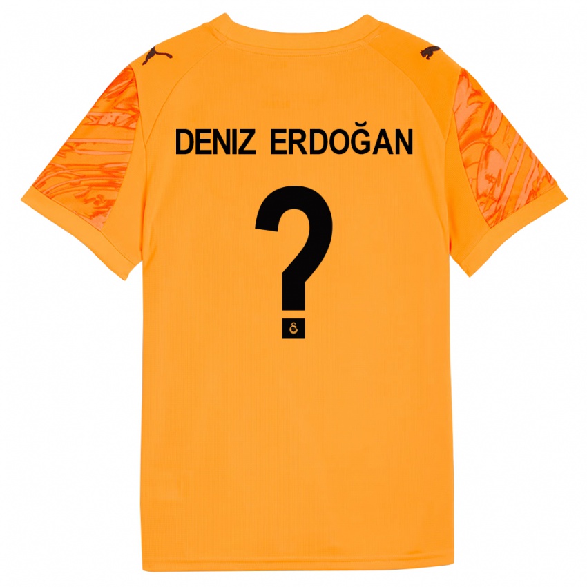 גברים עלי דניז ארדואן #0 שחור כתום כהה חולצת שוער 2025/26 חולצה קצרה