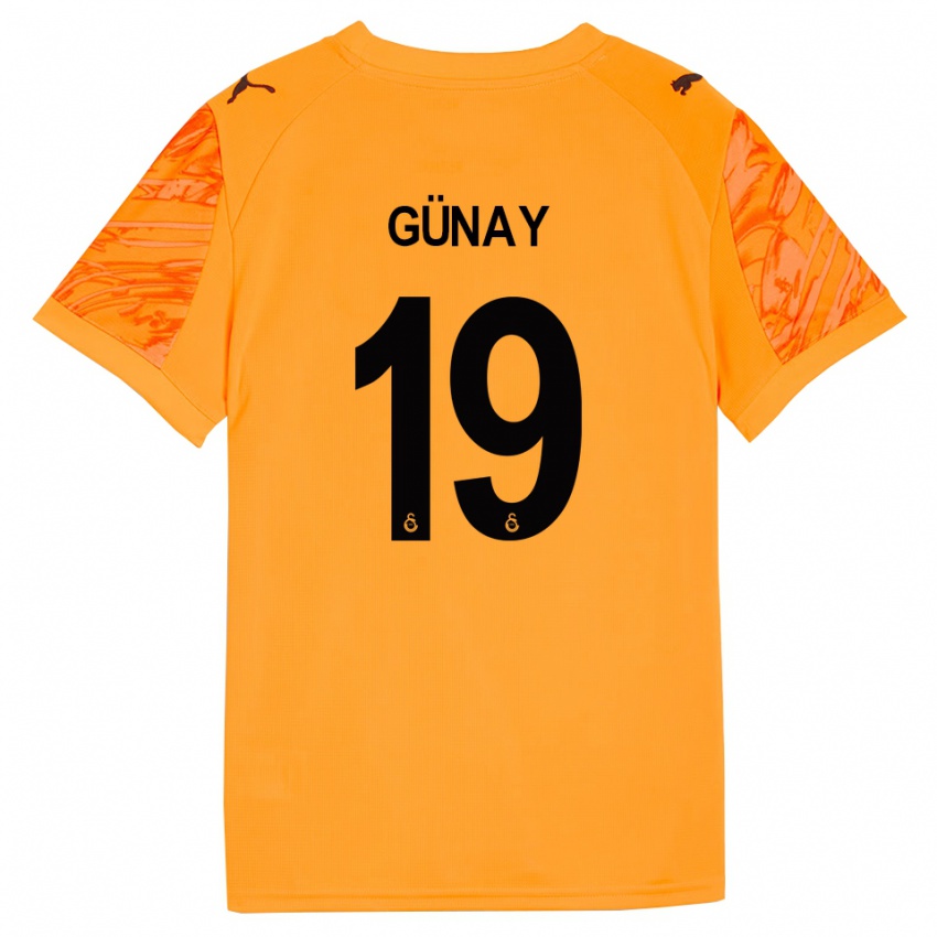 גברים גונאי גובנץ׳ #19 שחור כתום כהה חולצת שוער 2025/26 חולצה קצרה