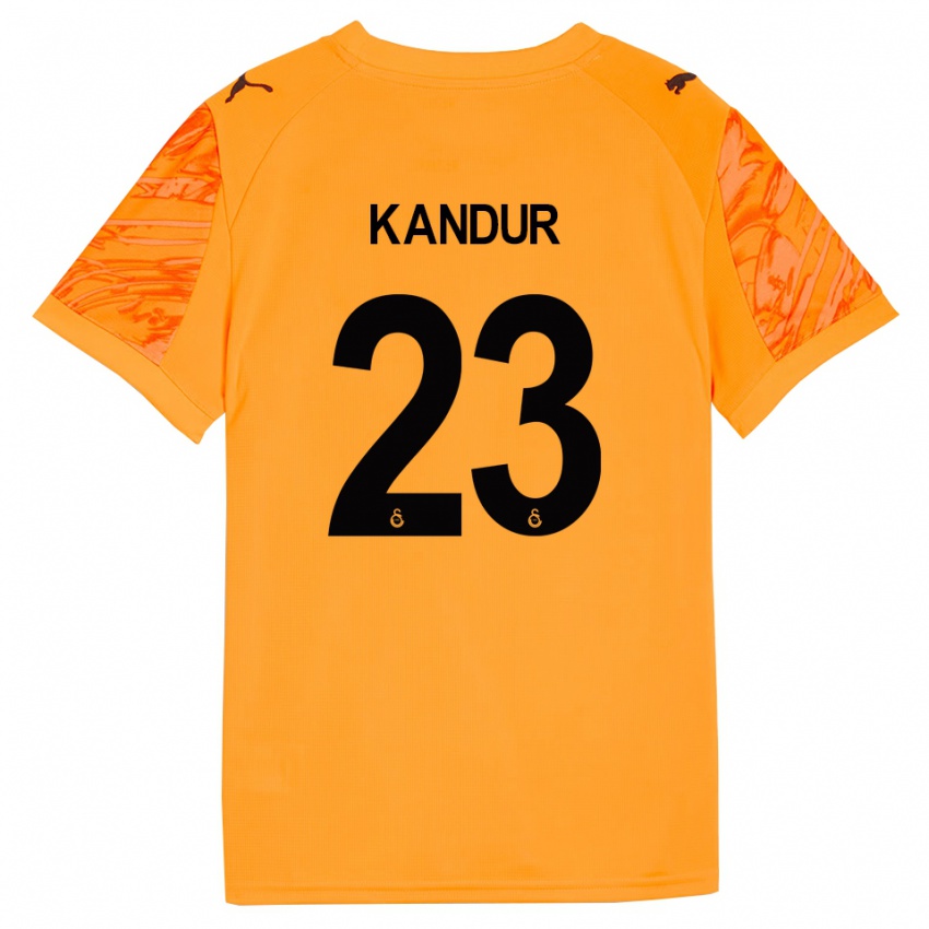 גברים מוגיי אינאן קנדור #23 שחור כתום כהה חולצת שוער 2025/26 חולצה קצרה