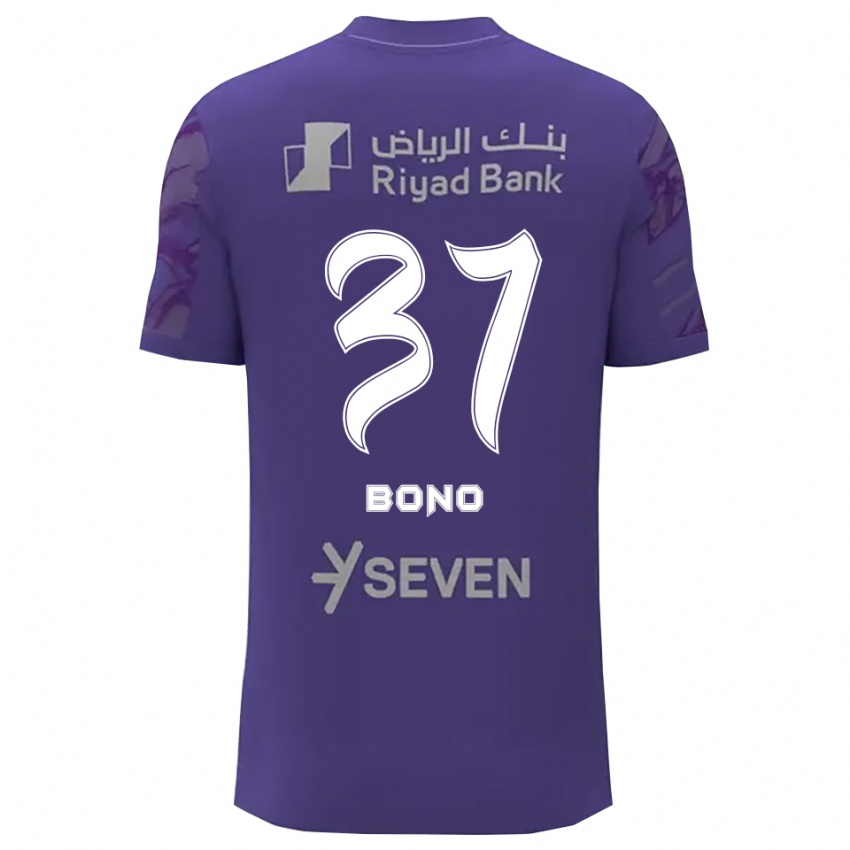 גברים יאסין בונו #37 שחור כתום כהה חולצת שוער 2025/26 חולצה קצרה