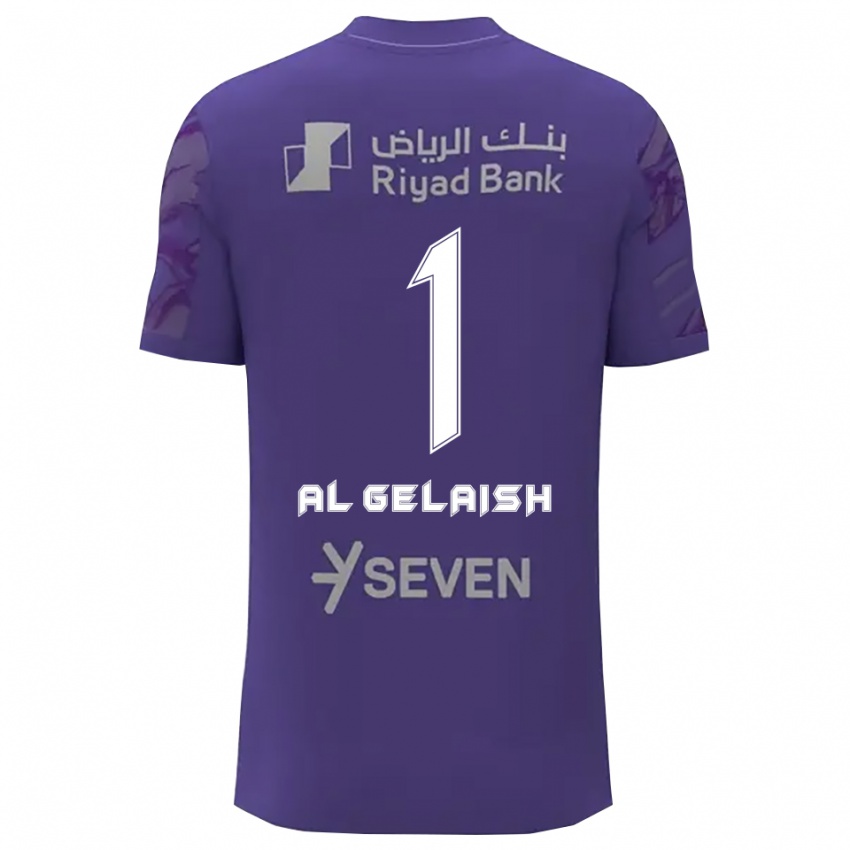 גברים Nawal Al Gelaish #1 שחור כתום כהה חולצת שוער 2025/26 חולצה קצרה