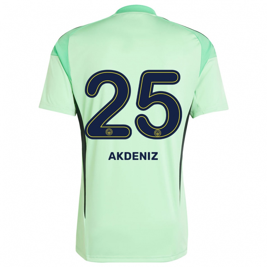 גברים Zeynep Akdeniz #25 שחור ירוק בהיר חולצת שוער 2025/26 חולצה קצרה