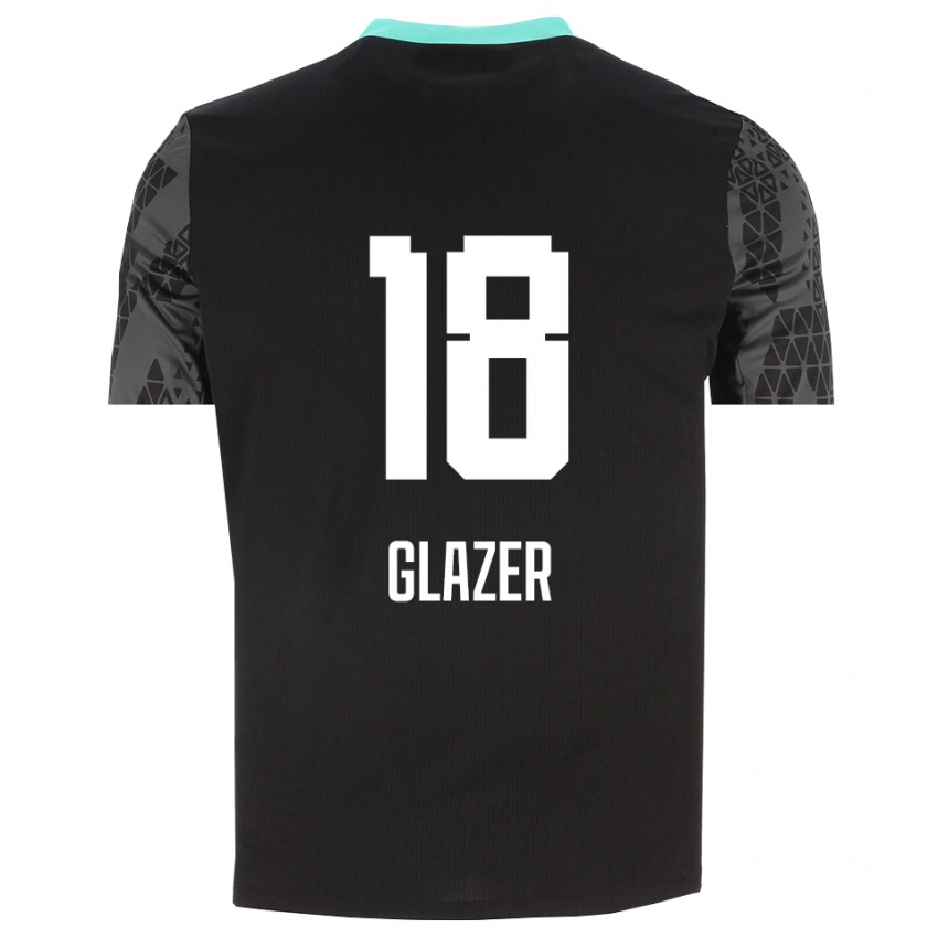 גברים עומרי גלזר #18 שחור ירוק צהוב חולצת שוער 2025/26 חולצה קצרה