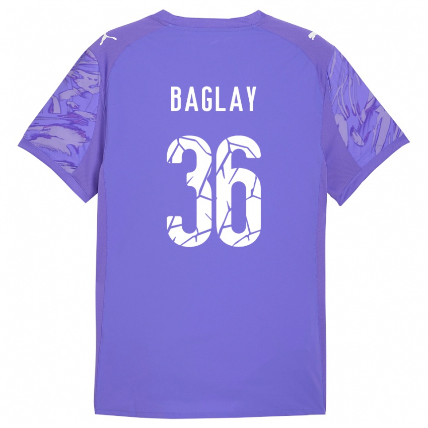 גברים Rostyslav Baglay #36 ורוד ירוק כתום חולצת שוער 2025/26 חולצה קצרה