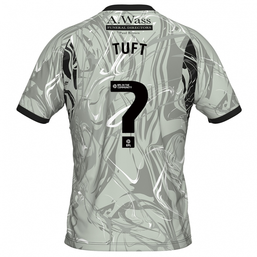 גברים Jacob Tuft #0 שחור אפור בהיר חולצת שוער 2025/26 חולצה קצרה