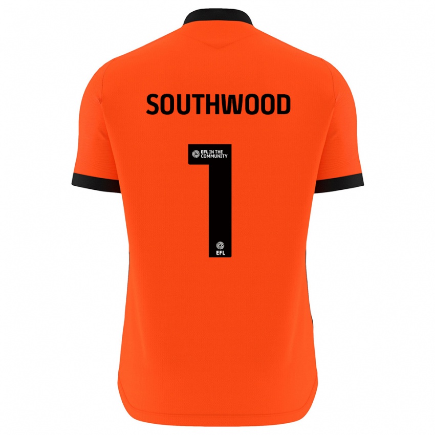 גברים לוק סות'ווד #1 שחור אדום חולצת שוער 2025/26 חולצה קצרה