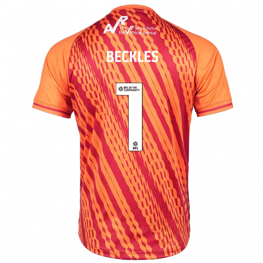 גברים פרנקי בקלס #1 כתום חולצת שוער 2025/26 חולצה קצרה