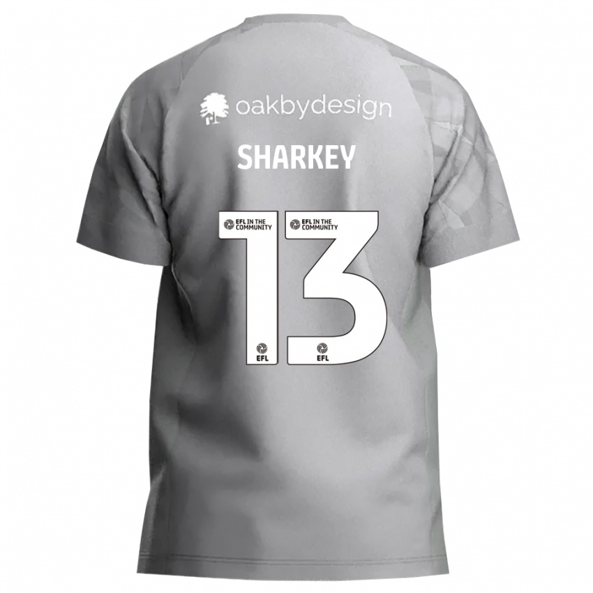 גברים טובי שארקי #13 אפור כהה חולצת שוער 2025/26 חולצה קצרה