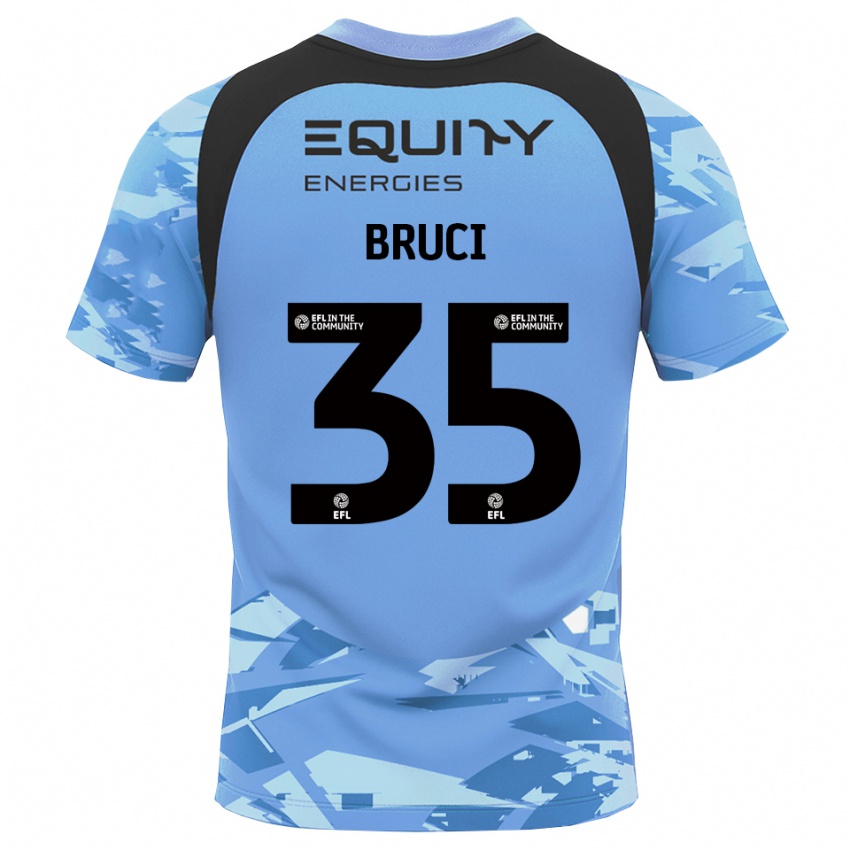 גברים Izabella Bruci #35 אפור כחול בהיר חולצת שוער 2025/26 חולצה קצרה