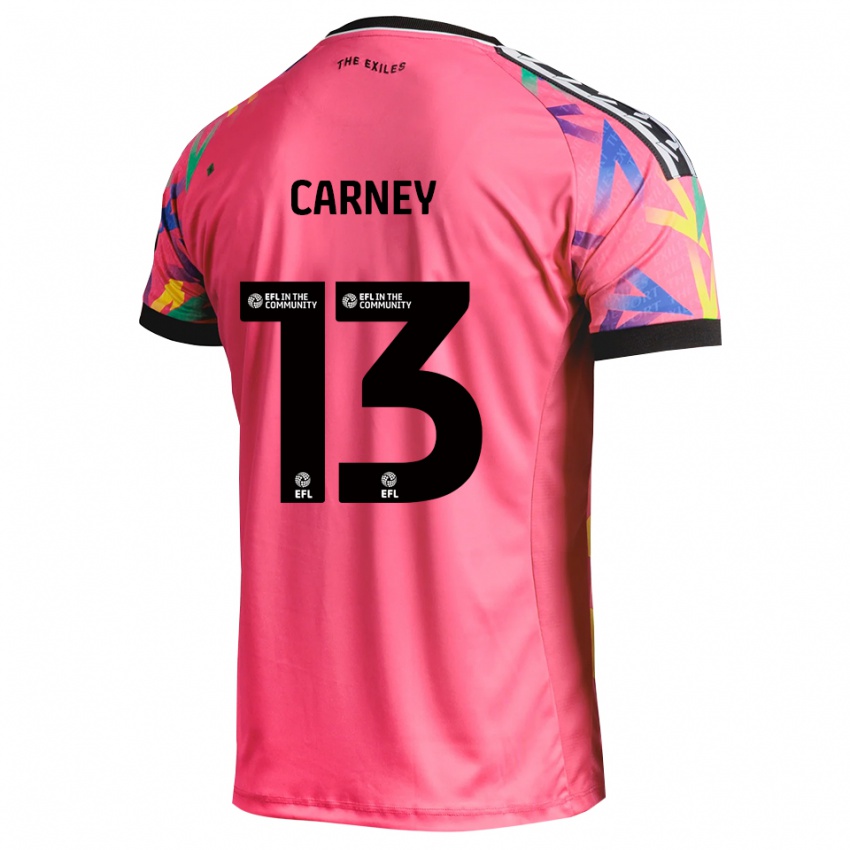 גברים ג'ייקוב קרני #13 מג'נטה חולצת שוער 2025/26 חולצה קצרה