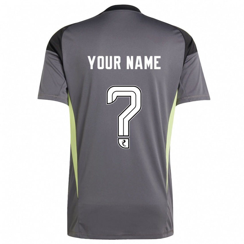 גברים סלטיק לבן אפור חולצת שוער 2025/26 חולצה קצרה