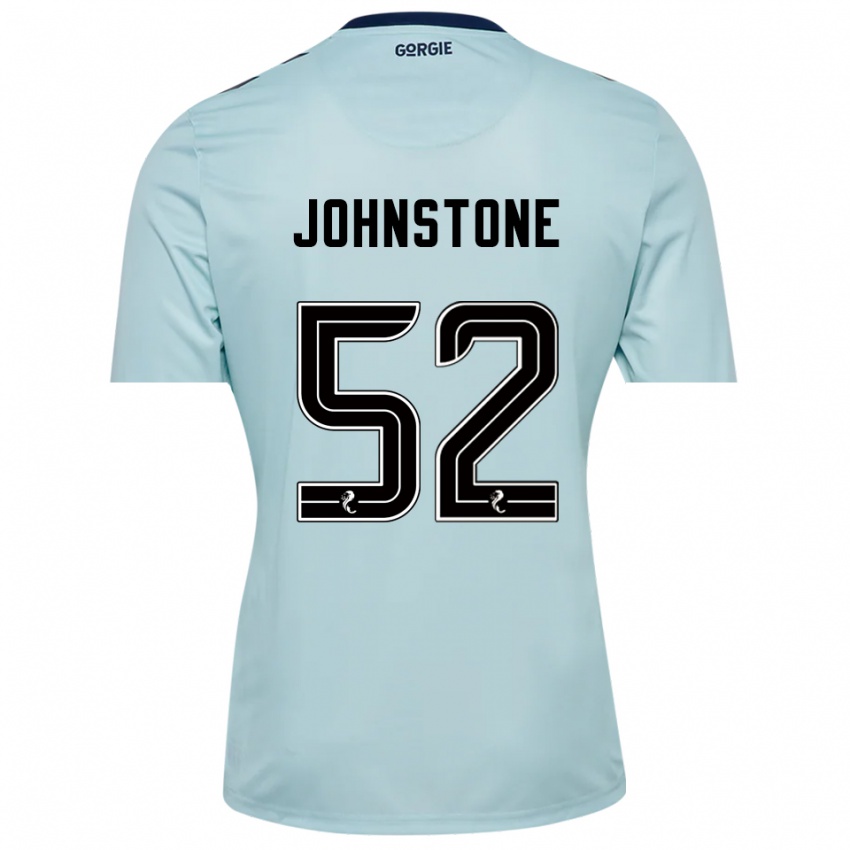 גברים רייצ'ל ג'ונסטון #52 שחור כחול בהיר חולצת שוער 2025/26 חולצה קצרה