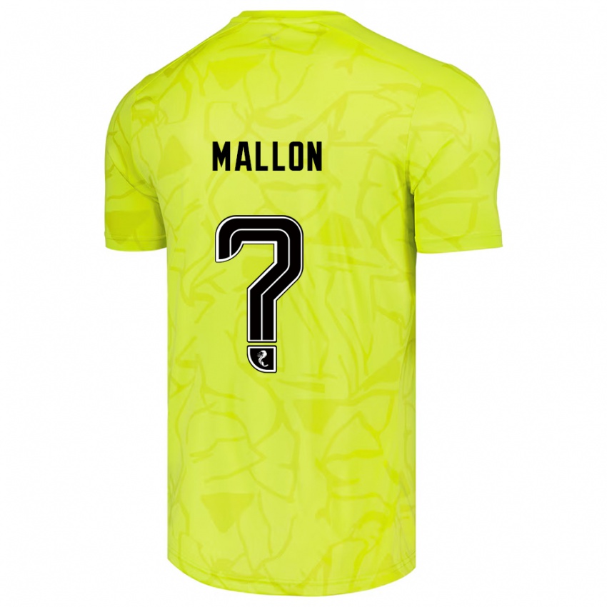 גברים ראיין מאלון #0 שחור צהוב חולצת שוער 2025/26 חולצה קצרה