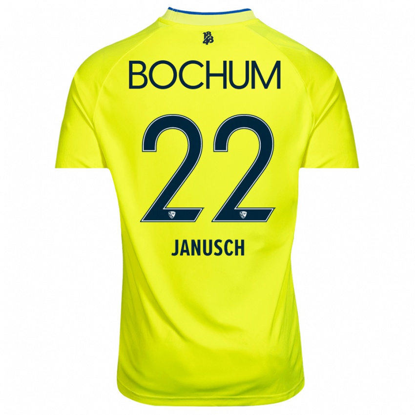 גברים תיס יאנוש #22 ירוק צהוב חולצת שוער 2025/26 חולצה קצרה