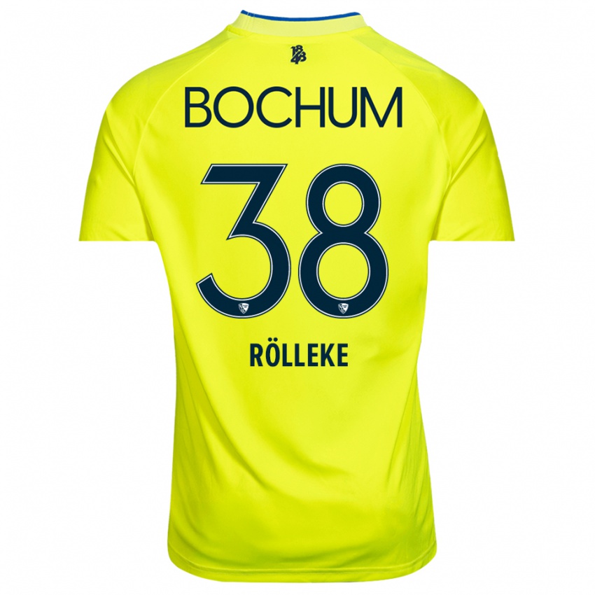 גברים Hugo Rölleke #38 ירוק צהוב חולצת שוער 2025/26 חולצה קצרה