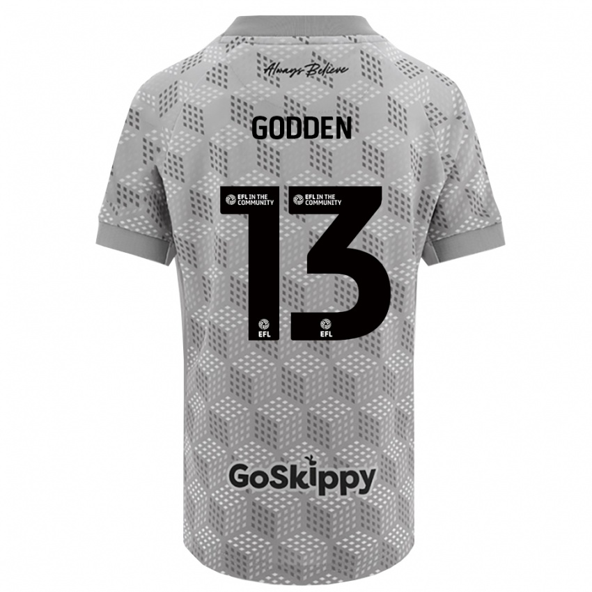 גברים פרדי גודן #13 אפור שחור חולצת שוער 2025/26 חולצה קצרה