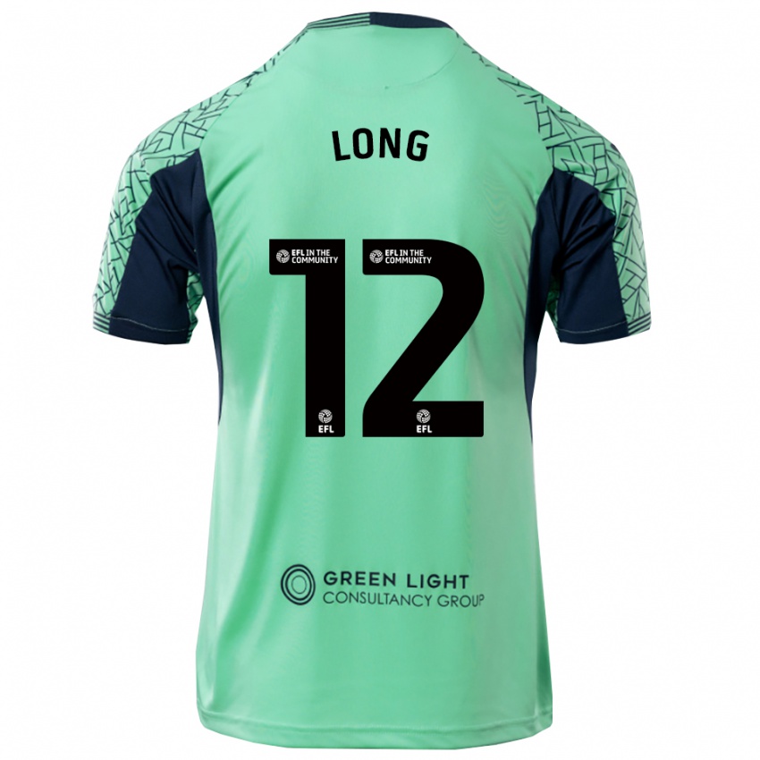 גברים ג'ורג' לונג #12 שחור אקווה חולצת שוער 2025/26 חולצה קצרה