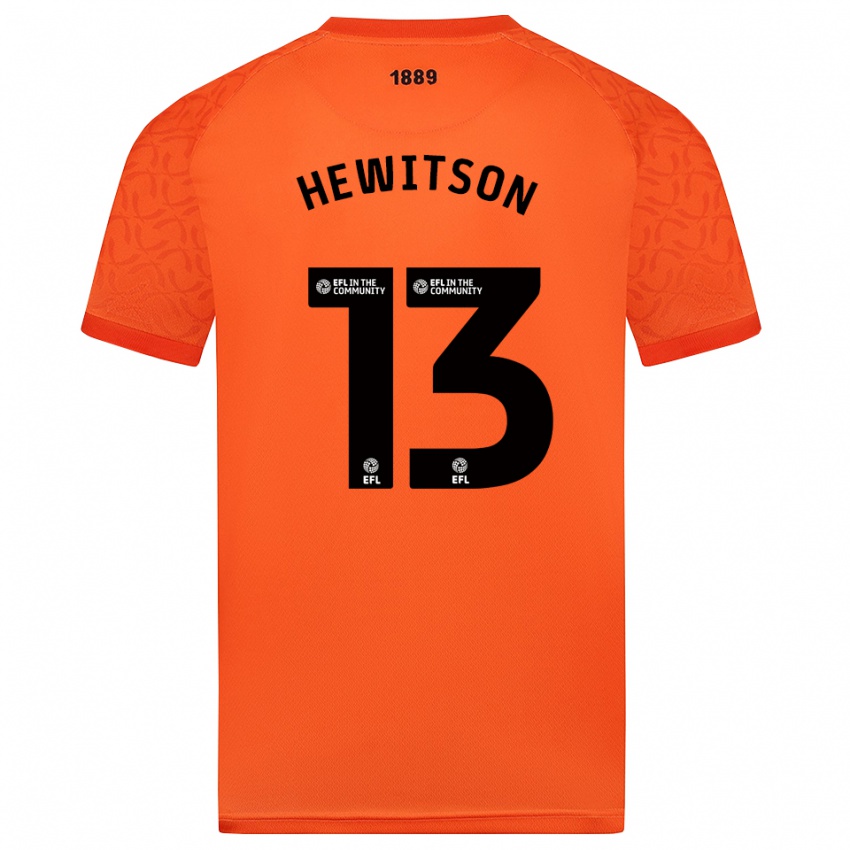 גברים קובי הוויטסון #13 שחור כתום חולצת שוער 2025/26 חולצה קצרה