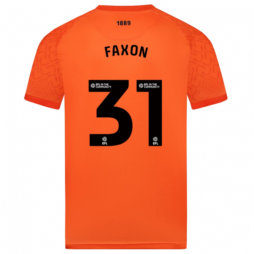 גברים לוק פקסון #31 שחור כתום חולצת שוער 2025/26 חולצה קצרה