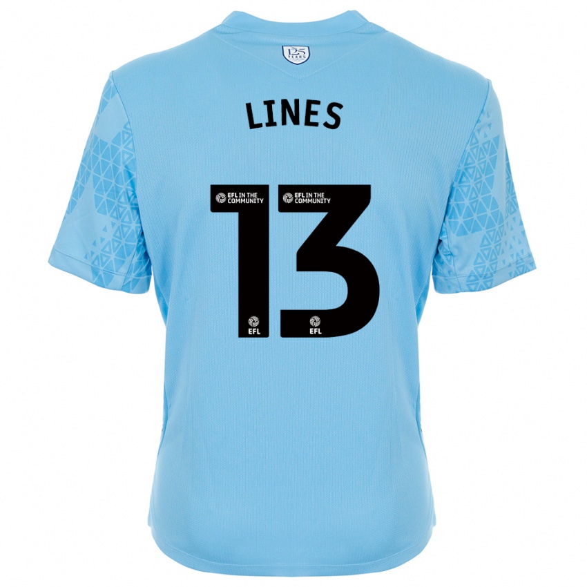 גברים Jack Lines #13 כחול שמיים שחור חולצת שוער 2025/26 חולצה קצרה