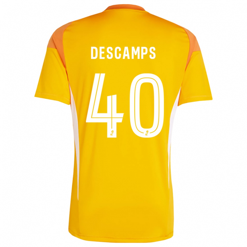 גברים רמי דקאן #40 אדום כתום חולצת שוער 2025/26 חולצה קצרה