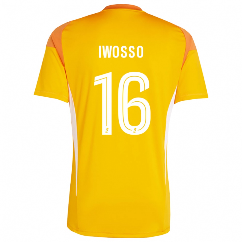 גברים Mathis Iwosso #16 אדום כתום חולצת שוער 2025/26 חולצה קצרה